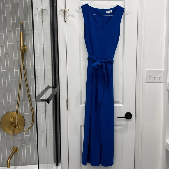 Calvin Klein Royal Blue Jumpsuit - Picture 2 of 5